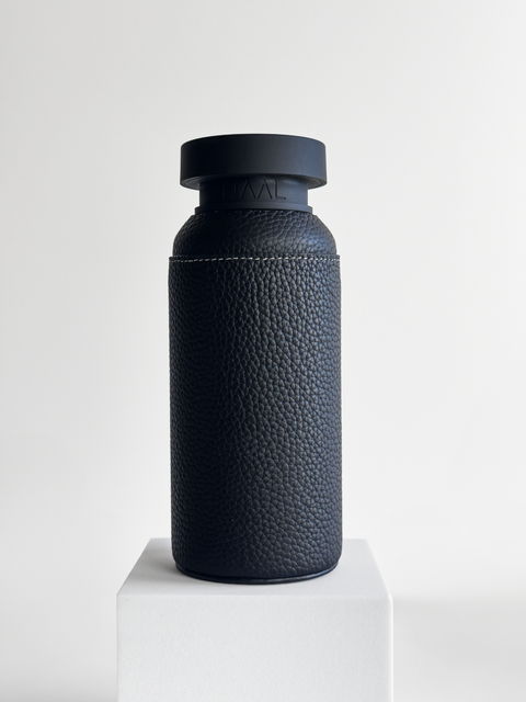 NAAL glass water bottle