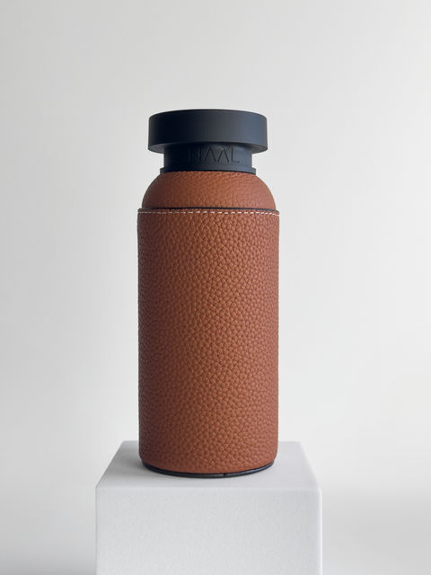 NAAL cognac ed. glass water bottle - NAAL